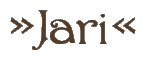 Schriftzug Jari